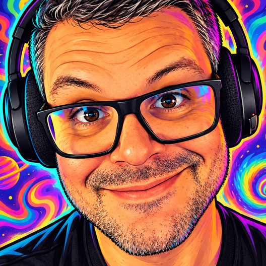 Avatar ilustrado de Fisgaton, com óculos e headset